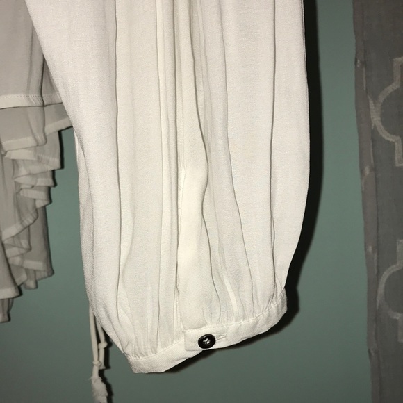 FREE PEOPLE flowy white top - Picture 6 of 8